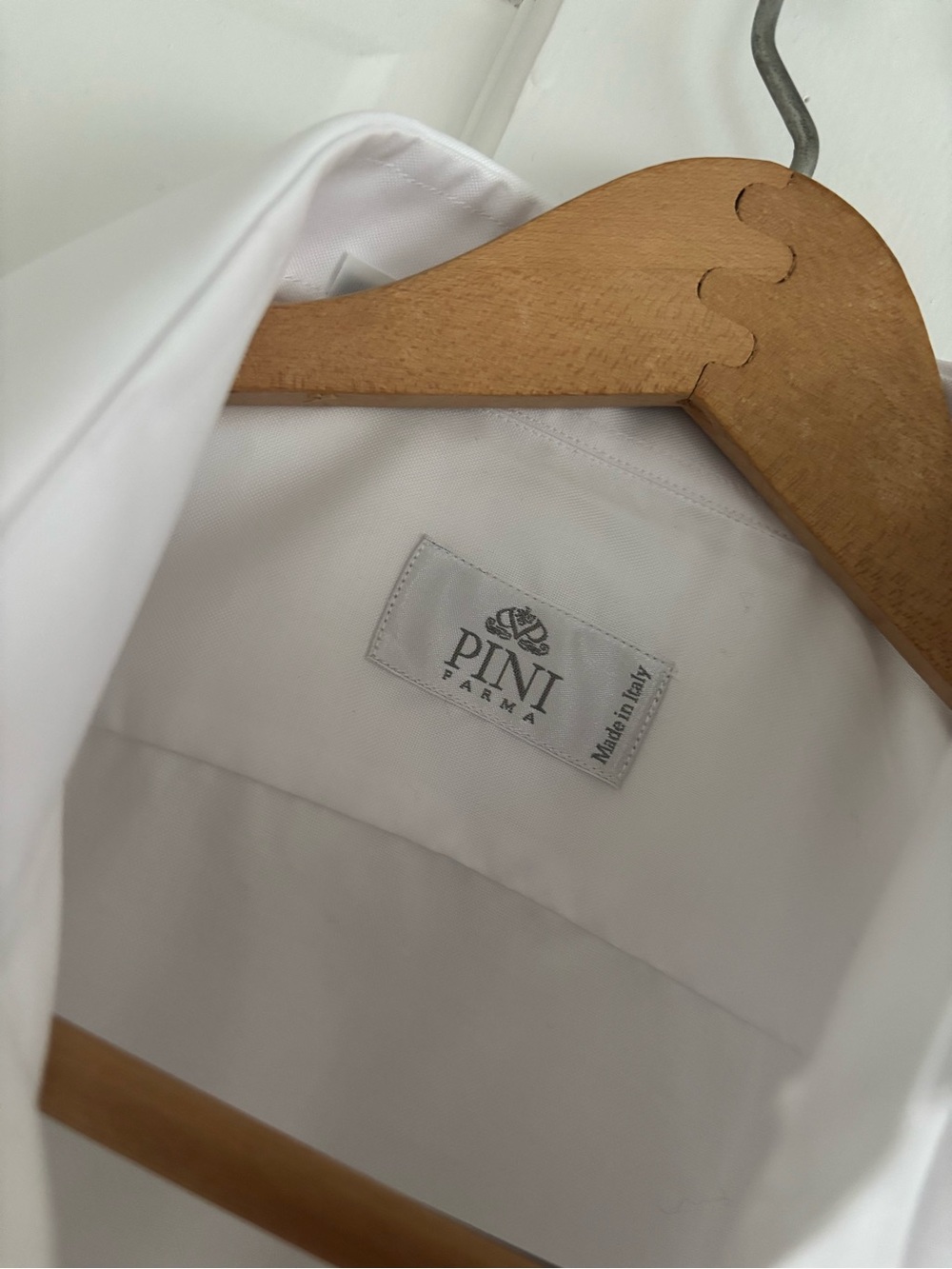 Pini Parma white classic tailored shirt - Picture 4 of 5